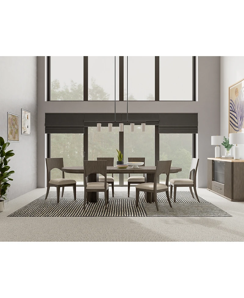 Frandlyn 7pc Dining Set (Table + 6 Side Chairs)