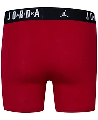 Jordan Big Boys Flight Dri-Fit Cotton Core Boxer Briefs, Pack of 3