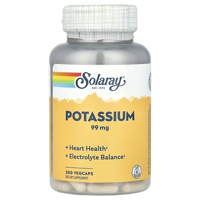 Solaray Potassium 99 mg - 200 VegCaps