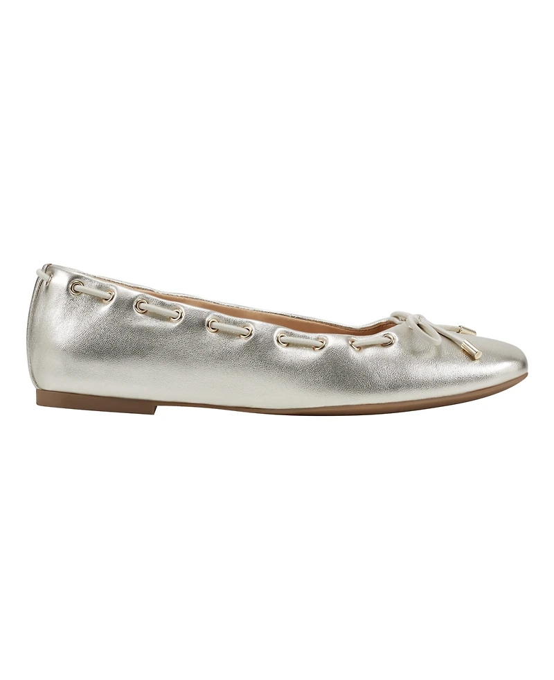 Marc Fisher Ltd Women's Letizia Square Toe Dress Flats
