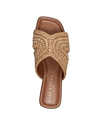 Marc Fisher Ltd Women's Narda Square Toe Flat Sandals