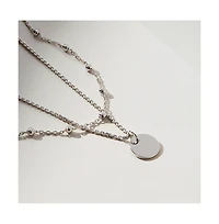 Ana Luisa Coin Necklace Set - Willow Silver
