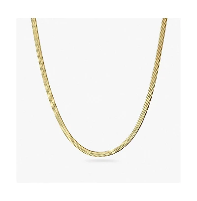 Ana Luisa Herringbone Chain Necklace - Ina