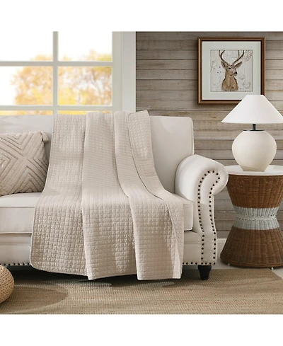 MarCielo 100% Cotton Quilted Throw Blanket 50"x 60"