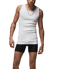 Jordan Men's 2-Pack Flight Base Stretch Cotton Ribbed Tanks
