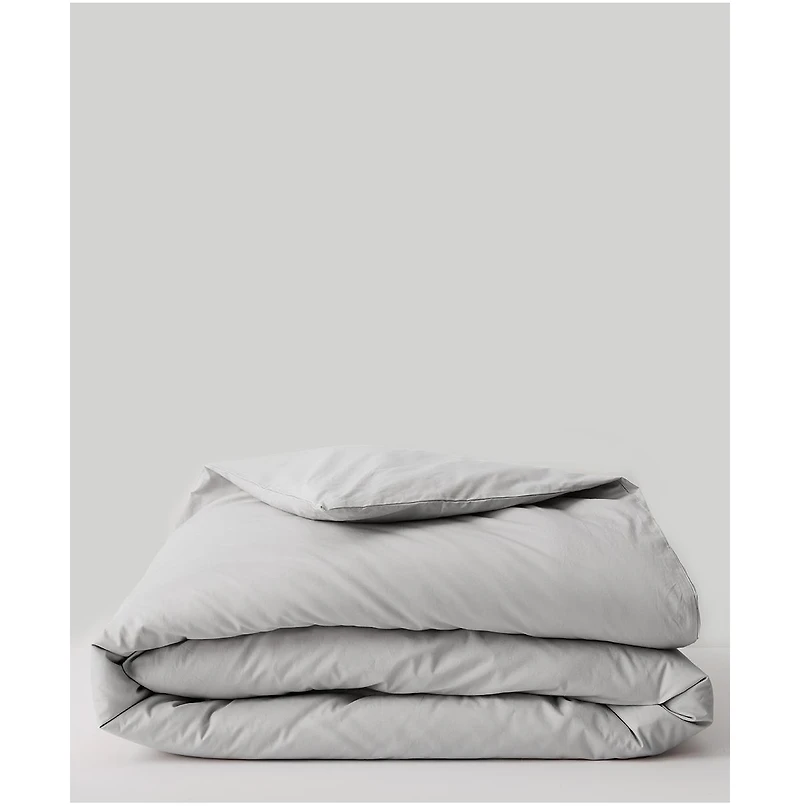 Organic Cotton Cool-Air Percale Duvet Cover - Full/Queen