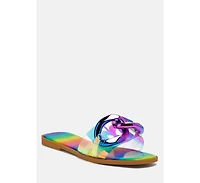 caroons clear slide flats