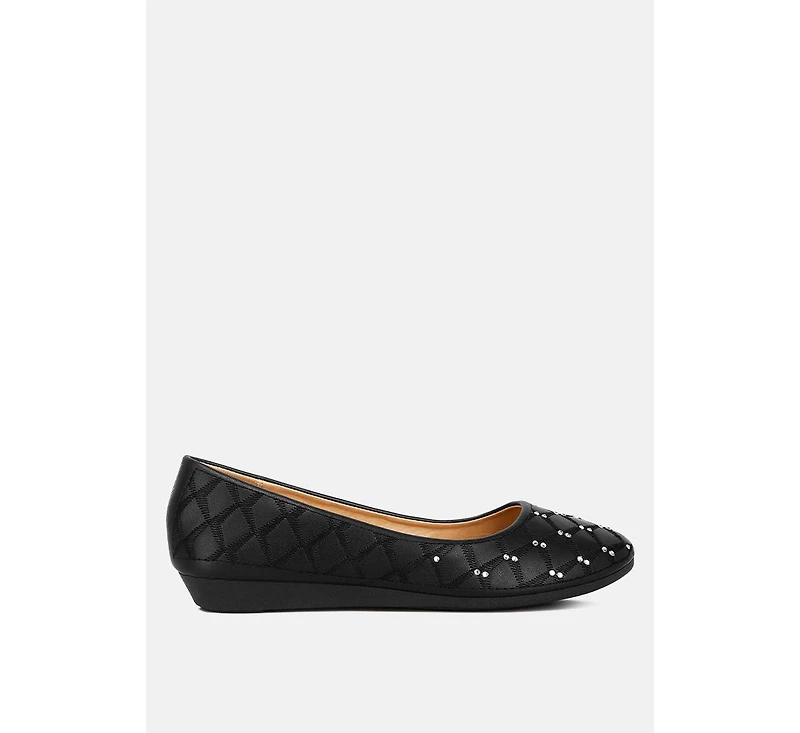 Gia Rhinestone Embellished Women'S Ballerinas