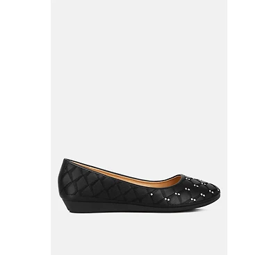 Gia Rhinestone Embellished Women'S Ballerinas