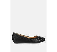Gia Rhinestone Embellished Women'S Ballerinas
