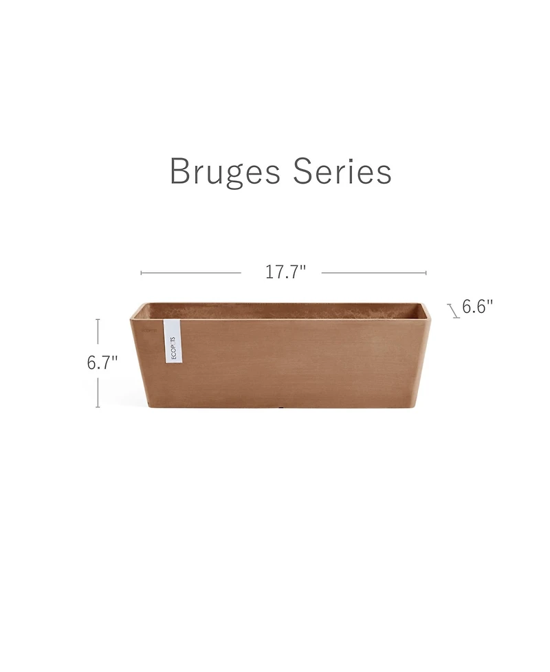 Ecopots Bruges Indoor and Outdoor Modern Flower Pot Planter