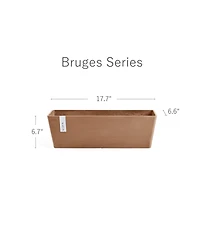 Ecopots Bruges Indoor and Outdoor Modern Flower Pot Planter