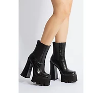 Bounty High Platform Heel Chelsea Boots