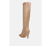 Rum Rolls Calf Croc Boots