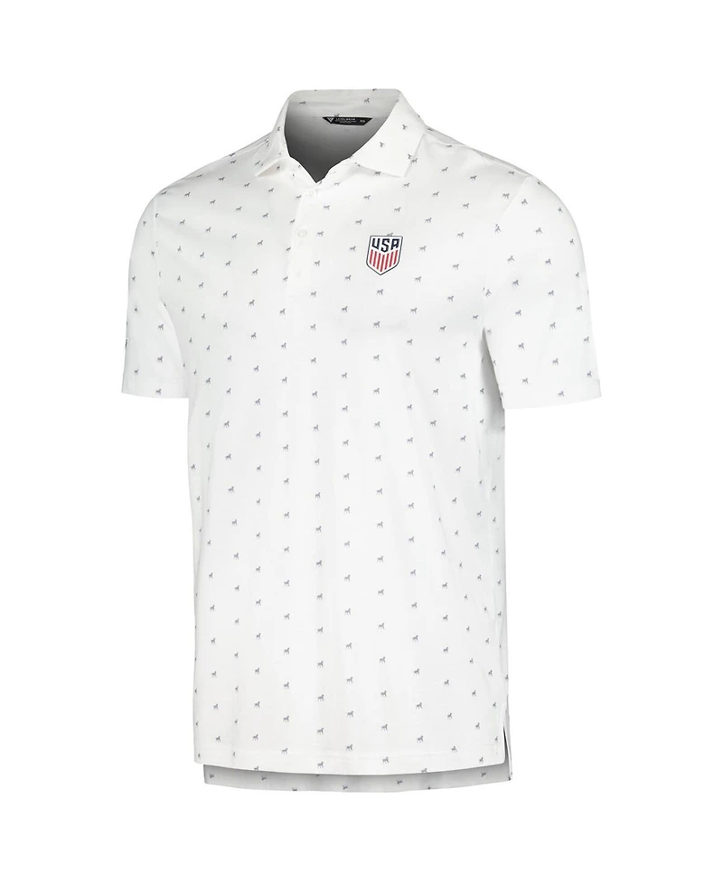 Men's LevelWear White Usmnt Rover Polo Shirt