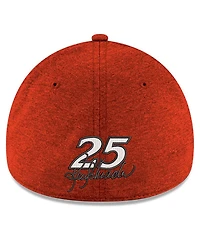 Men's New Era Scarlet Hendrick Motorsports Budweiser 39THIRTY Flex Hat
