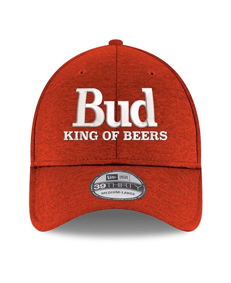 Men's New Era Scarlet Hendrick Motorsports Budweiser 39THIRTY Flex Hat