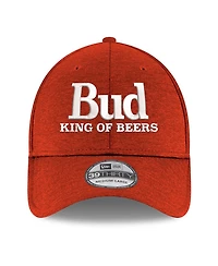 Men's New Era Scarlet Hendrick Motorsports Budweiser 39THIRTY Flex Hat