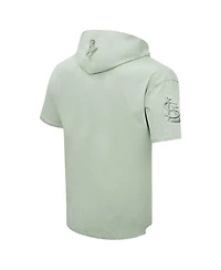Men's Pro Standard Green St. Louis Cardinals Neutral Short Sleeve Pullover Hoodie