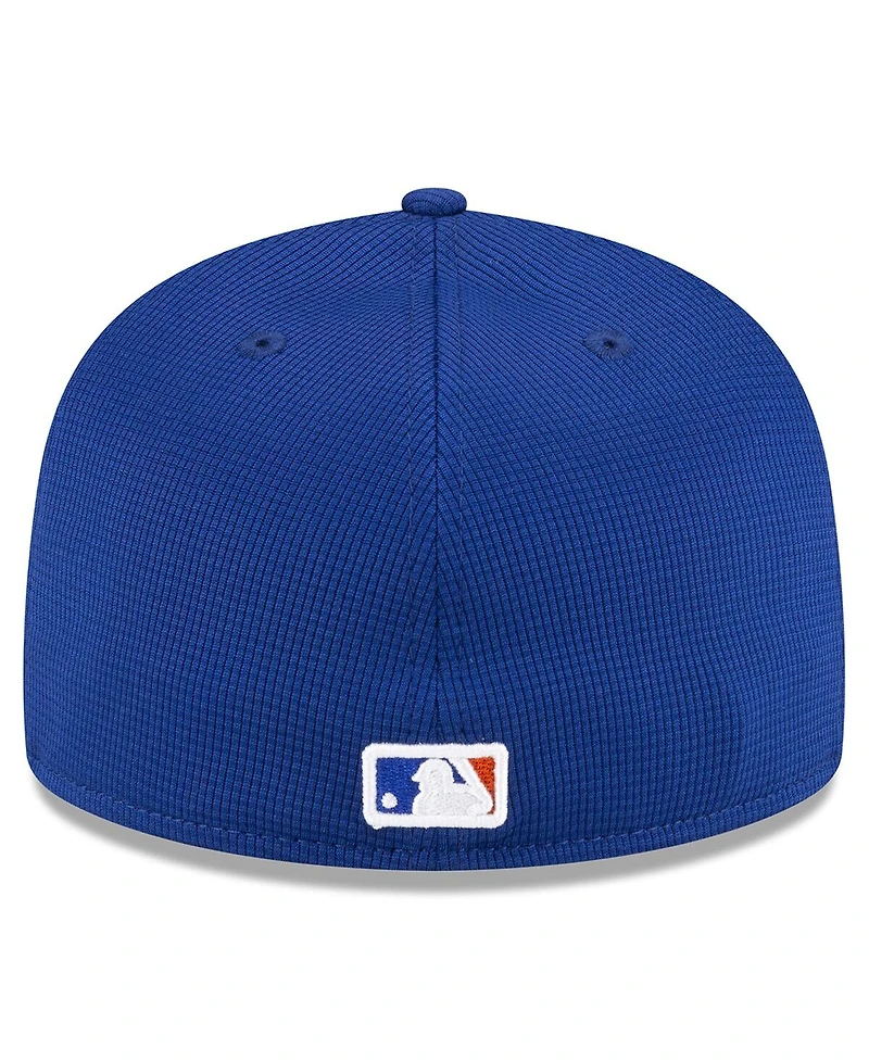 Men's New Era White New York Mets 2024 Batting Practice 59FIFTY Fitted Hat
