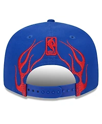 Men's New Era Royal Philadelphia 76ers 2024 Nba All-Star Game Rally Drive Flames 9FIFTY Snapback Hat