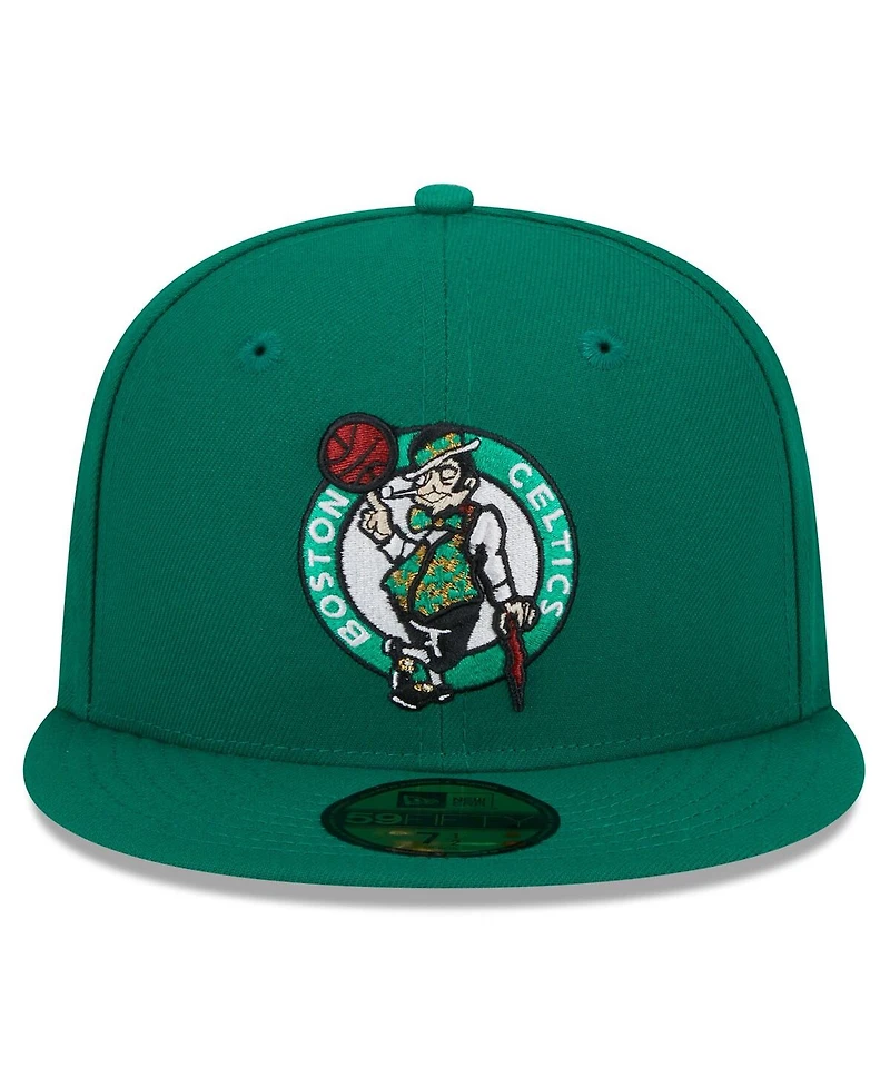 Men's New Era Kelly Green Boston Celtics 2024 Nba All-Star Game Rally Drive Side Patch 59FIFTY Fitted Hat