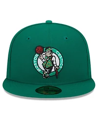 Men's New Era Kelly Green Boston Celtics 2024 Nba All-Star Game Rally Drive Side Patch 59FIFTY Fitted Hat