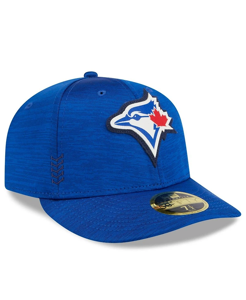 Men's New Era Royal Toronto Blue Jays 2024 Clubhouse Low Profile 59FIFTY Fitted Hat