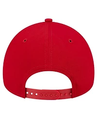 Men's New Era Red Philadelphia Phillies Team Color A-Frame 9FORTY Adjustable Hat