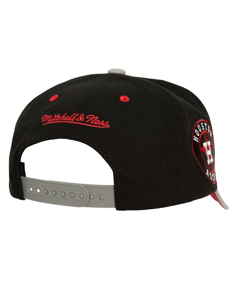 Men's Mitchell & Ness Black Houston Astros Bred Pro Adjustable Hat