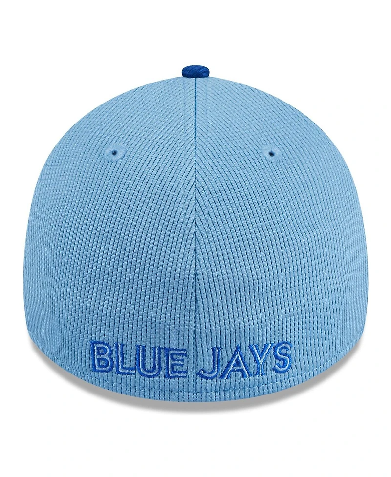 Men's New Era Light Blue Toronto Jays 2024 Batting Practice 39THIRTY Flex Hat