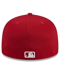 Men's New Era White Cincinnati Reds 2024 Batting Practice 59FIFTY Fitted Hat