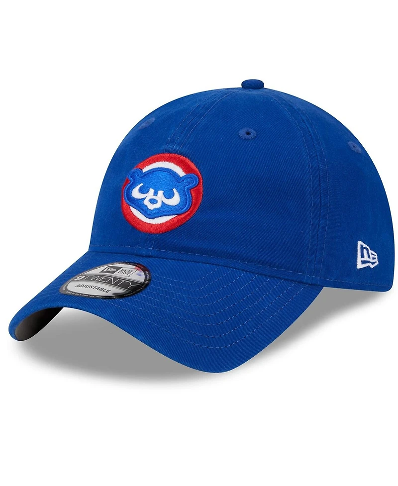 Men's New Era Royal Chicago Cubs 2024 Batting Practice 9TWENTY Adjustable Hat