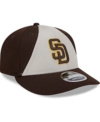 Men's New Era Brown San Diego Padres 2024 Batting Practice Low Profile 9FIFTY Snapback Hat