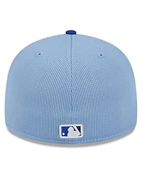 Men's New Era Light Blue Toronto Blue Jays 2024 Batting Practice Low Profile 59FIFTY Fitted Hat
