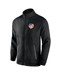 Men's Fanatics Black Fc Cincinnati Header Raglan Full-Zip Jacket