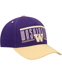 Men's '47 Brand Purple Washington Huskies Double Header Hitch Adjustable Hat