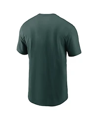 Men's Nike Green Oakland Athletics Fuse Wordmark T-shirt