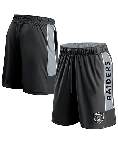 Men's Fanatics Black Las Vegas Raiders Win The Match Shorts