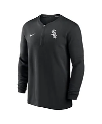 Men's Nike Black Chicago White Sox Authentic Collection Game Time Performance Quarter-Zip Top