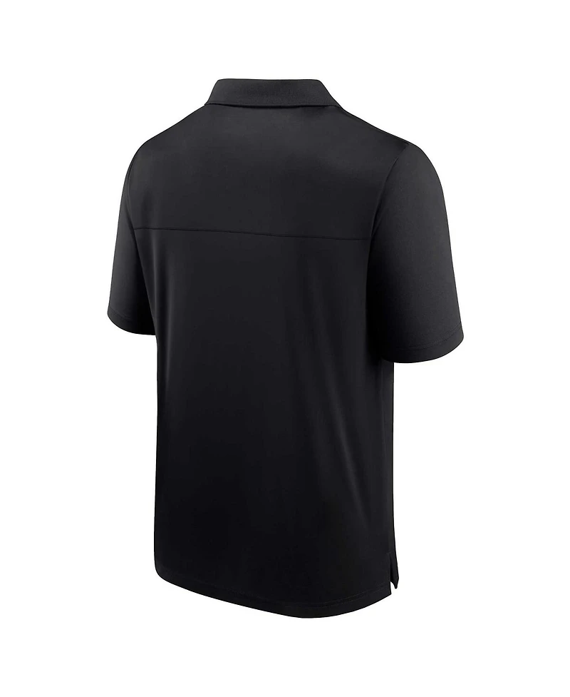 Men's Fanatics Black Chicago White Sox Logo Polo Shirt