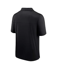 Men's Fanatics Black Chicago White Sox Logo Polo Shirt