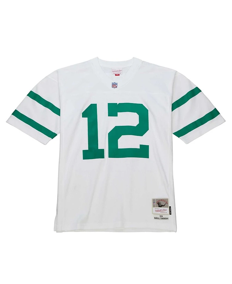 Men's Mitchell & Ness Randall Cunningham White Philadelphia Eagles Legacy Replica Jersey