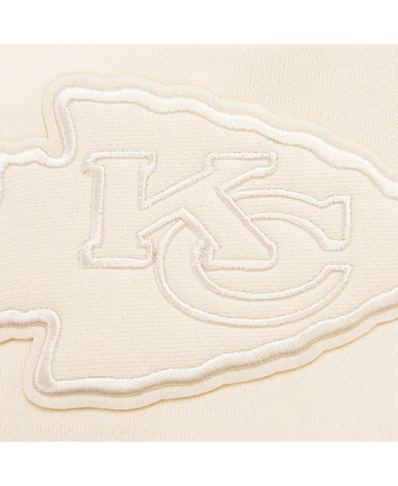 Men's Pro Standard Cream Kansas City Chiefs Neutral Fleece Sweatpants