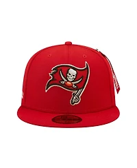 Men's New Era x Alpha Industries Scarlet Tampa Bay Buccaneers 59FIFTY Fitted Hat