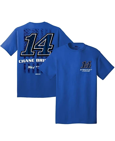Men's Stewart-Haas Racing Team Collection Royal Chase Briscoe Flag T-shirt