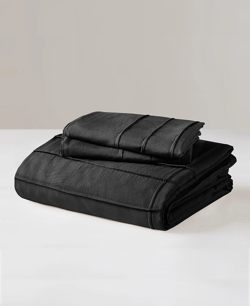 510 Design Porter Washed Pleated 3-Pc. Duvet Cover Set, Queen