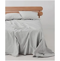 Organic Cotton Cool-Air Percale Sheet Set - Twin