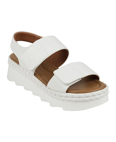 Gc Shoes Women's Voss Double Band Adjustable Strap Platform Sandals