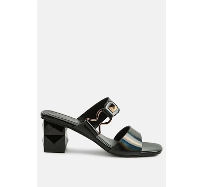 Hookup Fantasy Block Heel Sandals